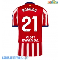 Camisa de time de futebol Atletico Madrid Cristian Romero #21 Replicas 1º Equipamento 2026-27 Manga Curta